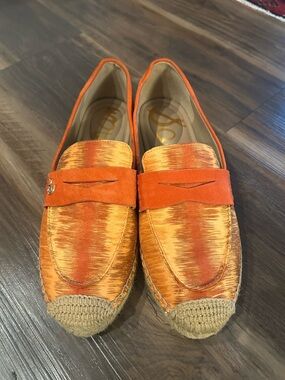Sam Edelman Silk Espadrille Loafers